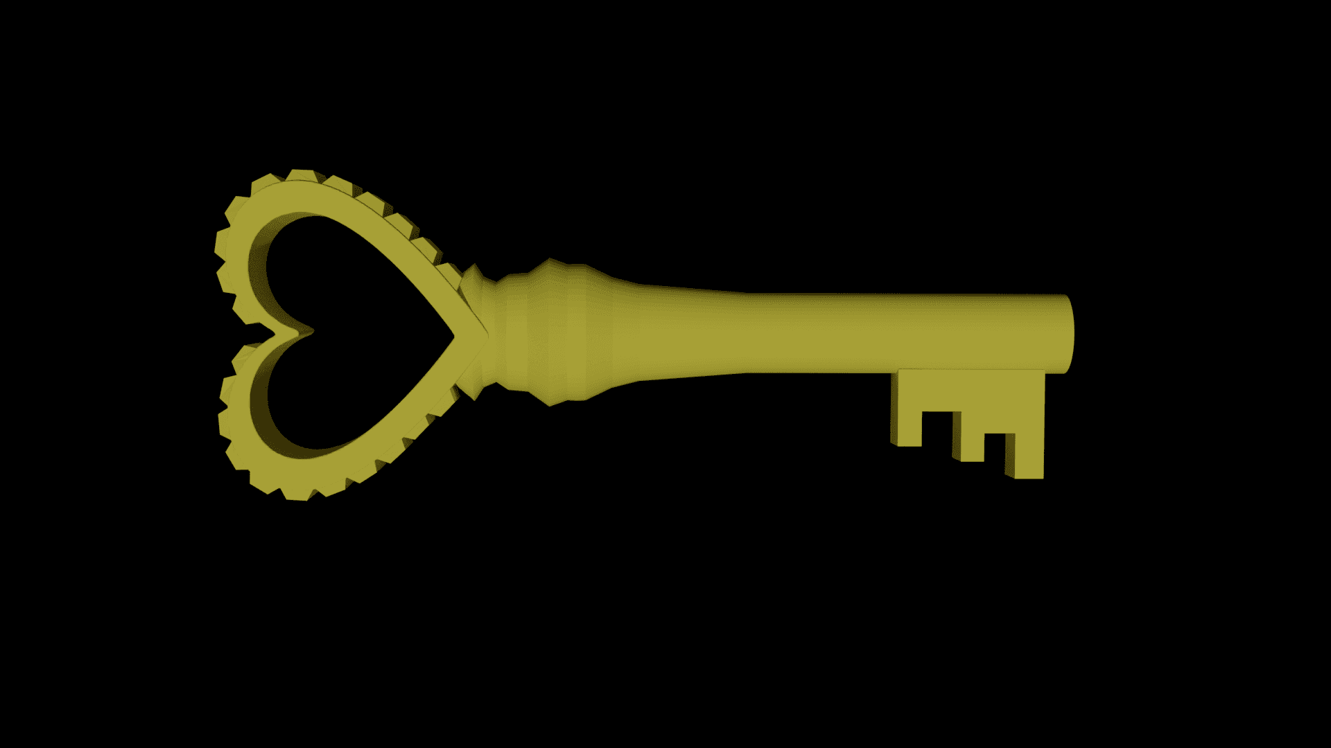 Clockwork Heart Doll Key 3d model