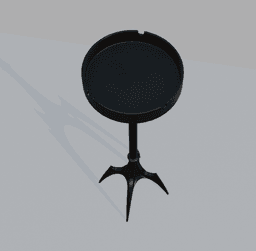 Pedestal Decorative Tray / Ashtray 3d model