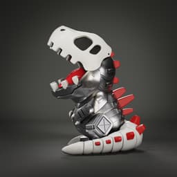 Mecha Zilla (Boney Beasts) 3D Printer STL File 3d model
