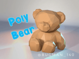 Poly Bear 3d model