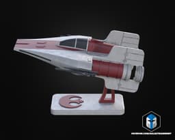 A-Wing Vehicle Kit Card - 3D Print Files 3d model