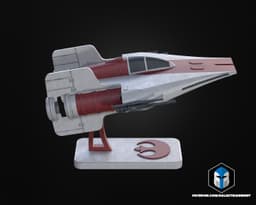 A-Wing Vehicle Kit Card - 3D Print Files 3d model