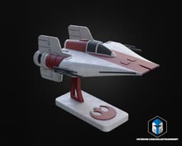 A-Wing Vehicle Kit Card - 3D Print Files 3d model