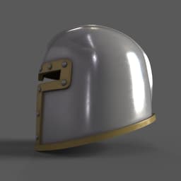 Medieval Soldier Helmet #2 Wearable STL and 3MF File 3d model