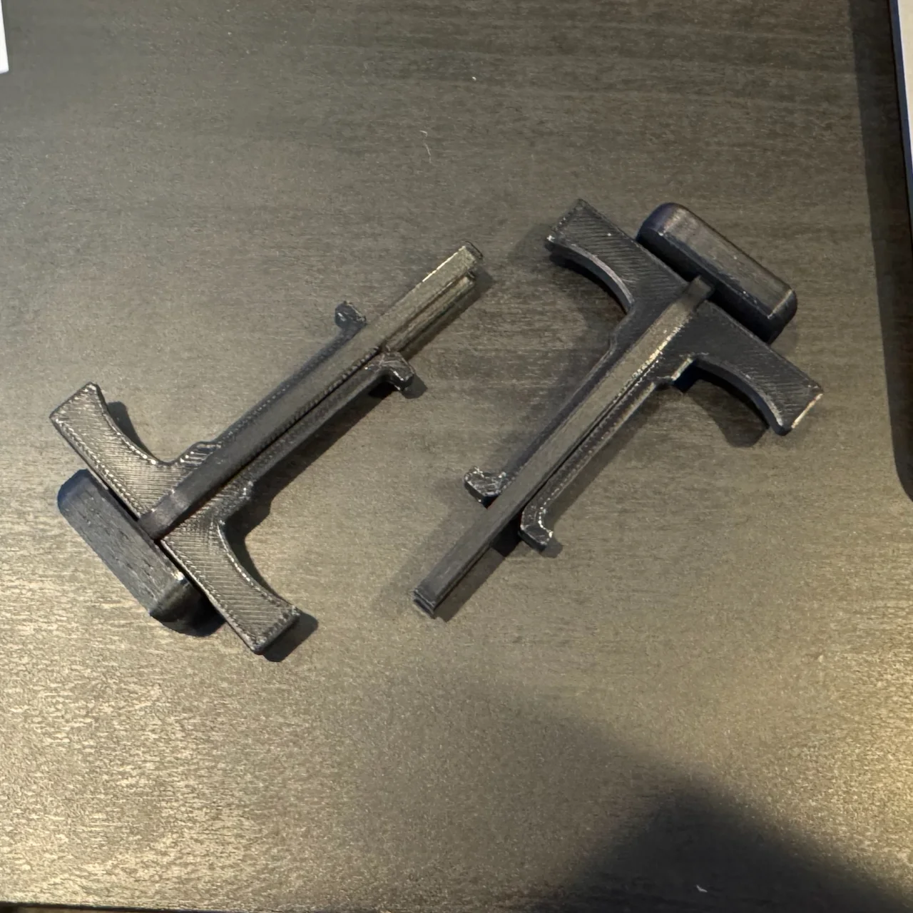 I guess I was also lucky. Printed these in eSun PLA+ on my A1. I did employ a rubber mallet to give the thing a whack in order to seat the top piece, but no biggie. Otherwise, printed as-is. I did forget to set the walls to 5, but with 3 on my prints, I'll give it a go. If I need to re-print, so be it, mea culpa.