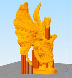 Butterfly Dragon (Pre-Supported) 3d model