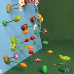 FLOWERY FRIDGE | MAGNETIC FLOWERS 3d model