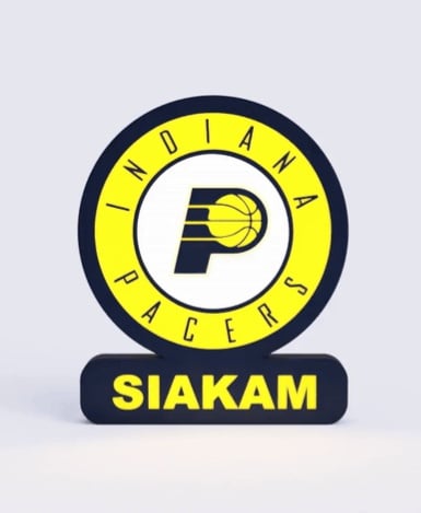 Indiana Pacers Sign - LED Strip Compatible 3d model