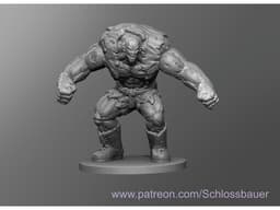Strong Zombie 3d model