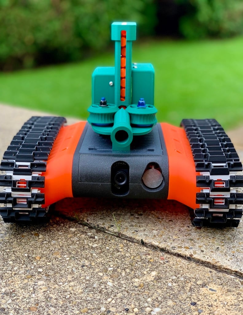 Nerf Dart Launcher for the FPV-Rover 3d model