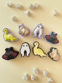 Cryptid Clicker Keychain Fidget Toy Bundle 3d model