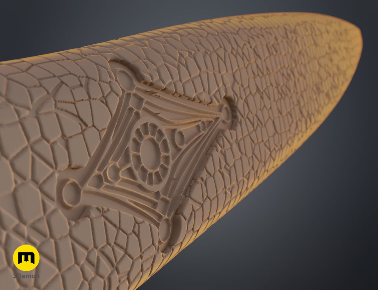 Stilgar Crysknife Sheath 3d model