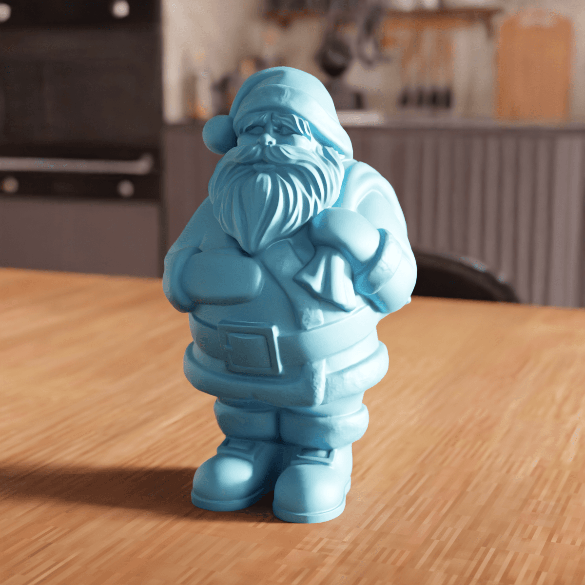 Christmas Santa Claus Figurine Holiday Statue 3d model
