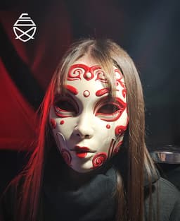 Geisha Mask 3d model