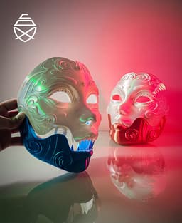 Geisha Mask 3d model