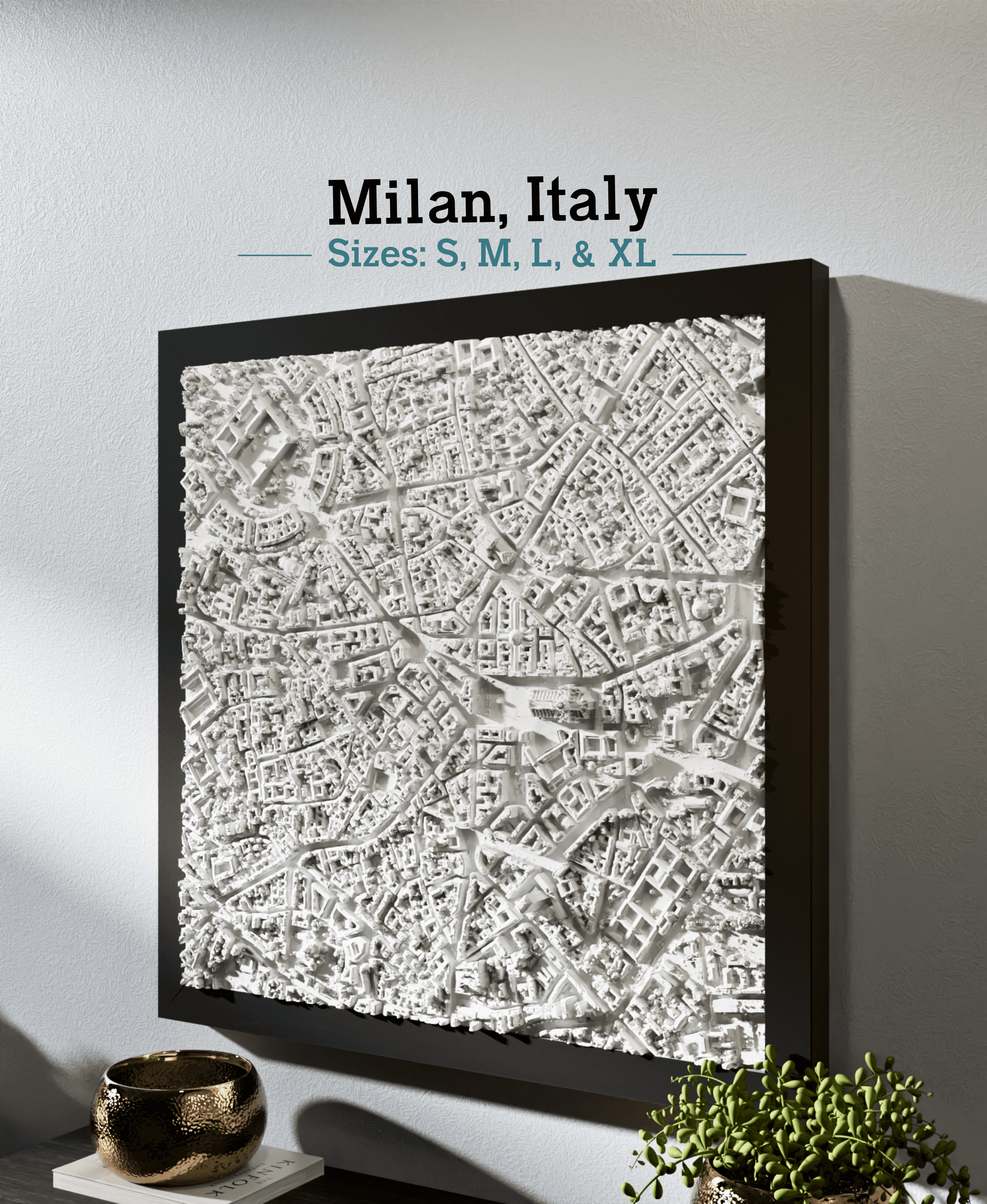 Milan, Italy - S, M, L & XL 3d model