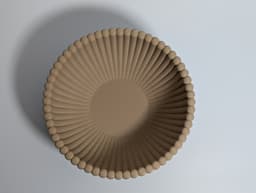 Round Fluted Decorative Bowl.3mf 3d model