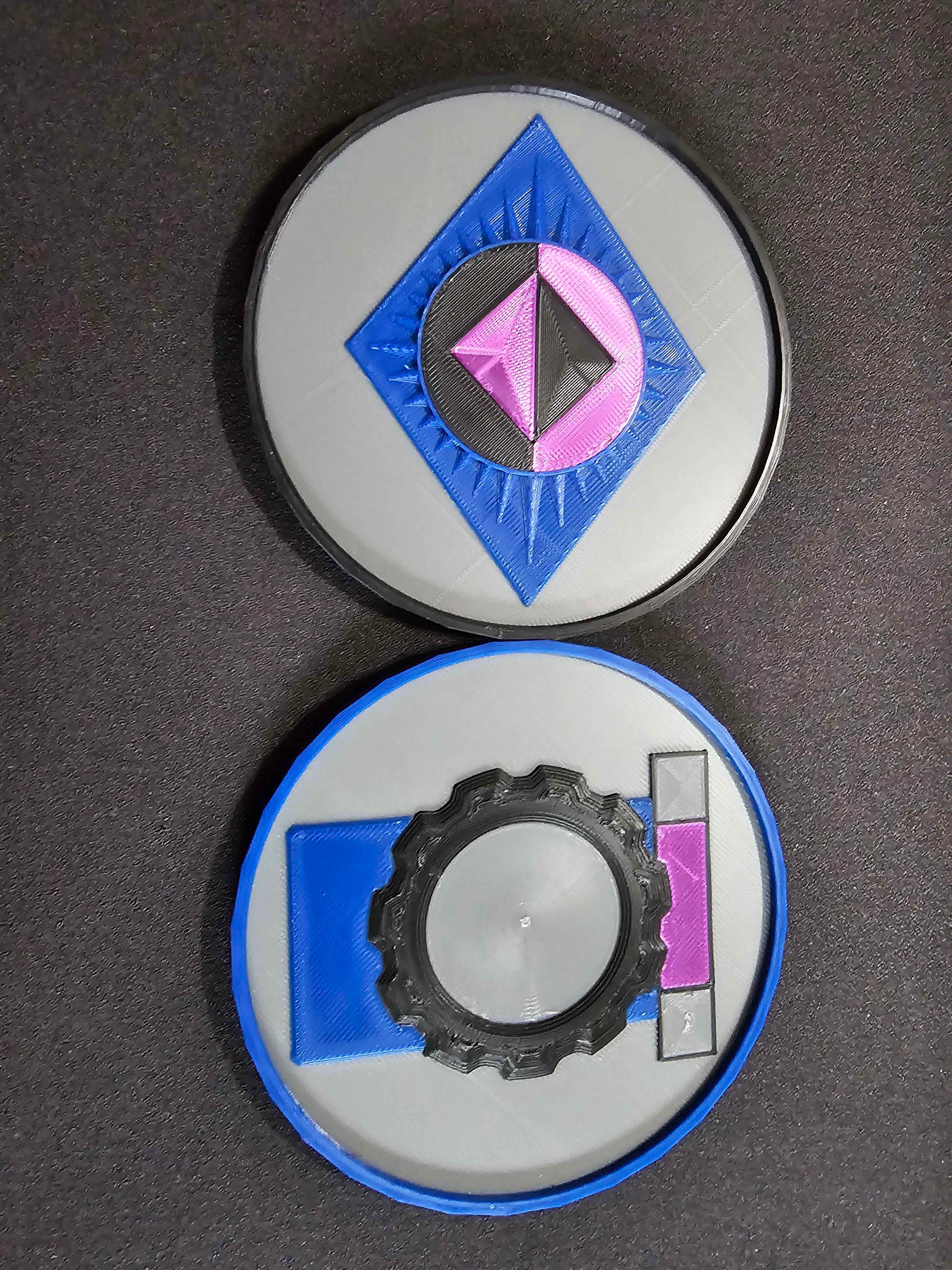 ReBoot Inspired Coaster Set 3d model