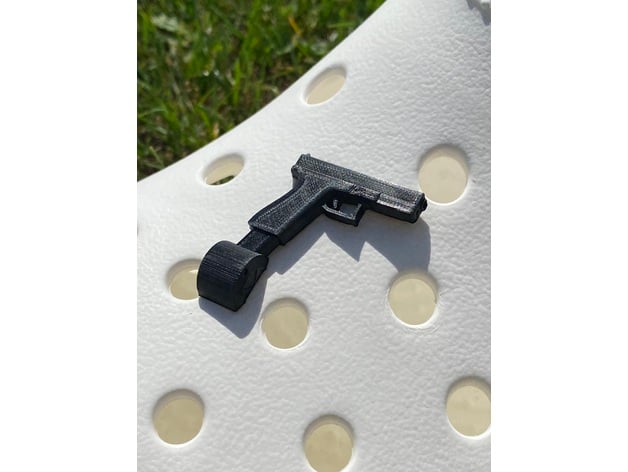 Mag drum charm for crocs 3d model