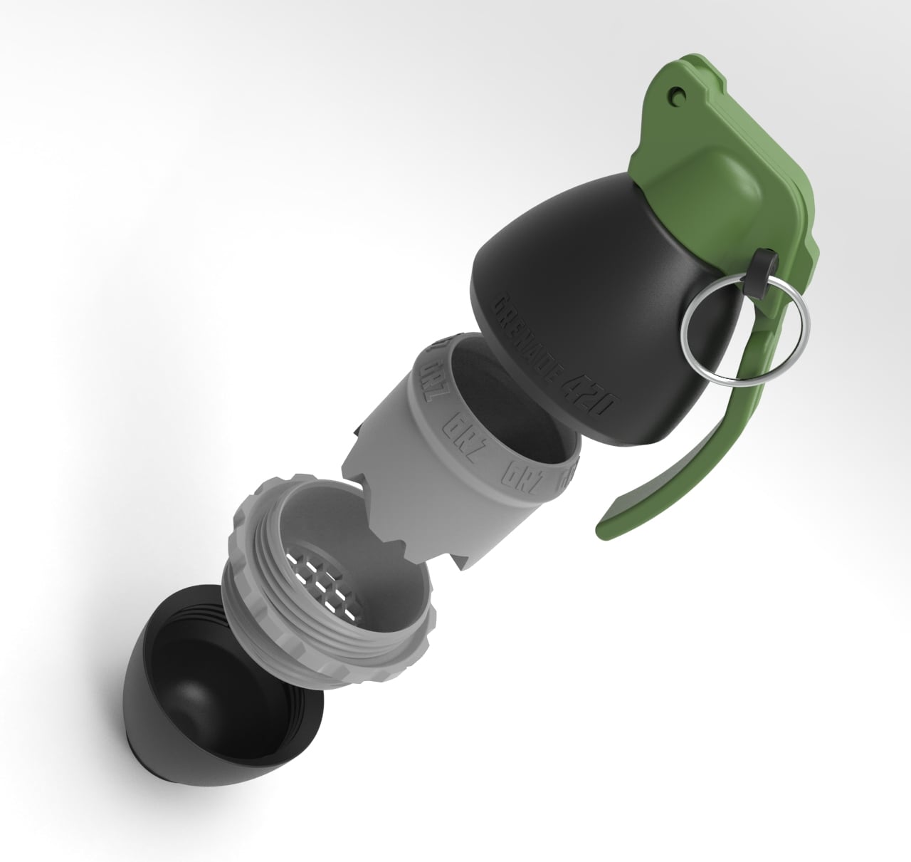 Grinder Grenade 420 GRZ! 3d model