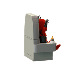 Baby Deadpool Popcorn Bucket 3d model