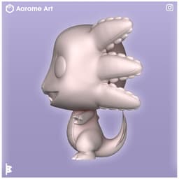 Axolotl Funko 3d model