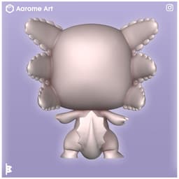 Axolotl Funko 3d model