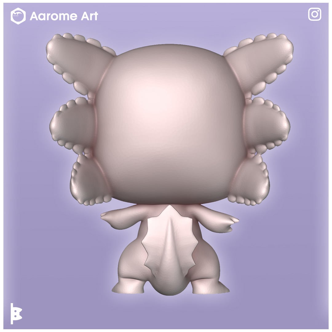 Axolotl Funko 3d model