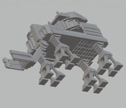 FHW Workerbot Walker Tank Concept 3d model