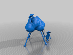mothership with spies 3d model