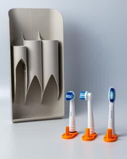 Insert for Toothbrush Vault - 2 electric brushes 3d model