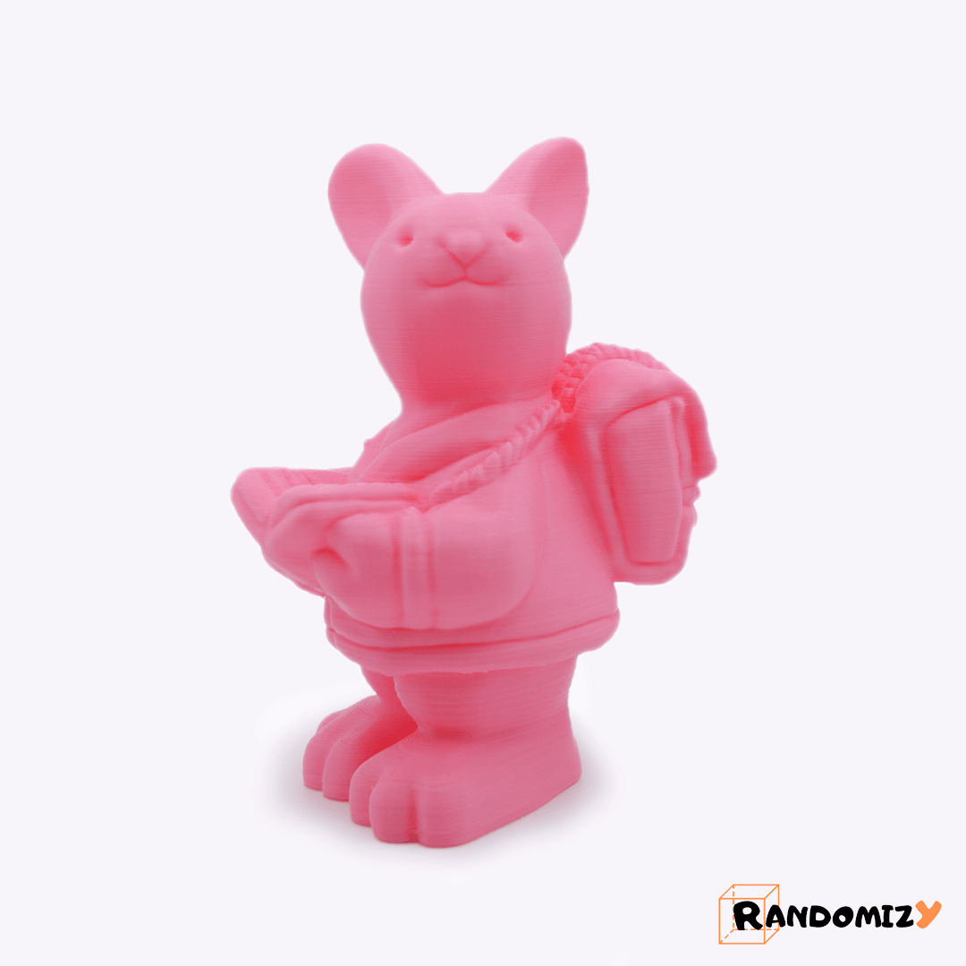 Book Lover Bunny (2) 3d model