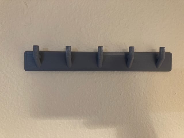 Coat Rack or Key Hanger 3d model