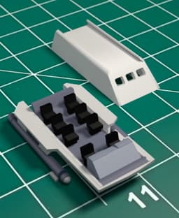 1/350 TOS Shuttlecraft with Open Door and Interior 3d model