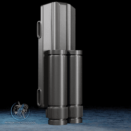 Daredevil Billy Club Holsters 3D Printer STL File 3d model