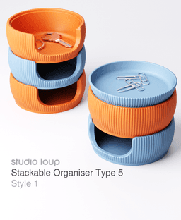 Stackable Organiser Type 5 Style 1 3d model