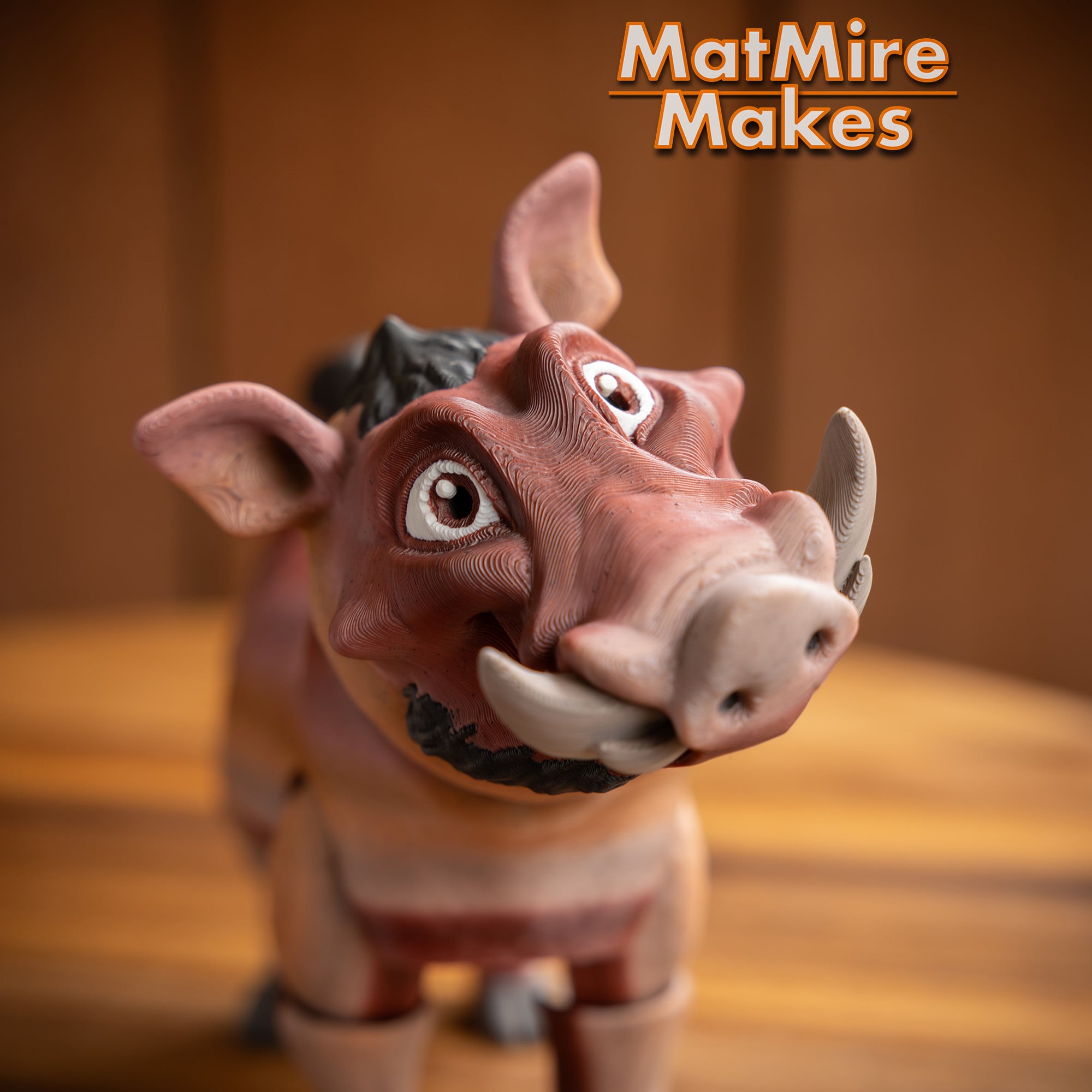 Warthog - Articulated Figure 3d model