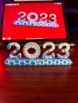 Fidget Spinner 2023 Desktop 3d model