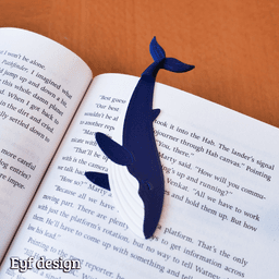 Fun Bookmarks: Whale 3d model