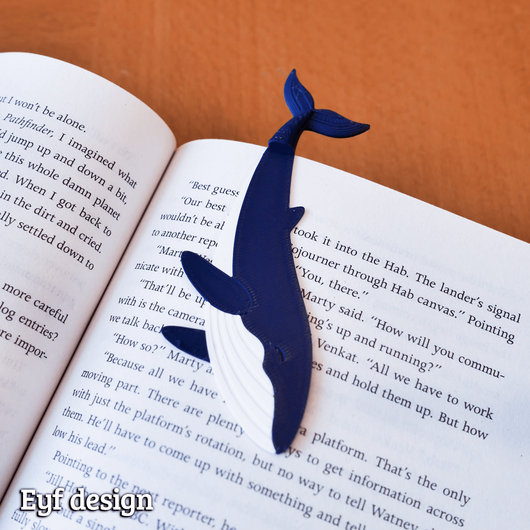Fun Bookmarks: Whale 3d model