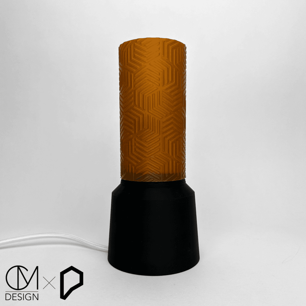 Protopasta Lamp base + DIY customizable shade 3d model