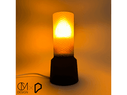 Protopasta Lamp base + DIY customizable shade 3d model