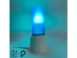 Protopasta Lamp base + DIY customizable shade 3d model