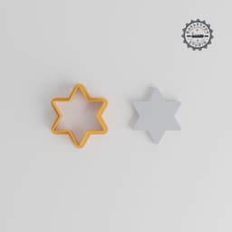 Hexagram Shape Cutter Set, Star & Geometric Designs, 18 Sizes for Cookies, Fondant, Clay PRODUCT_1172 3d model