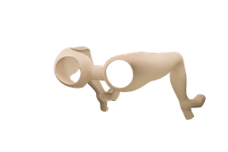 Girl Legs Glasses 3d model