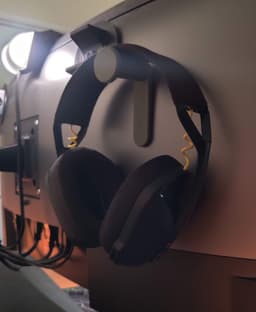 Hidden Headphone Holder 3d model