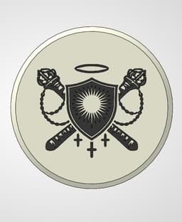 Cleric Dice Container And Tray Threaded 3d model