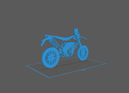 KTM - SMCR 690 Wall Art 3d model