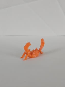 Krabby Low Poly Pokemon 3d model