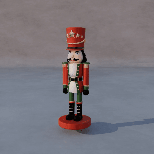 Christmas Nutcracker 3d model